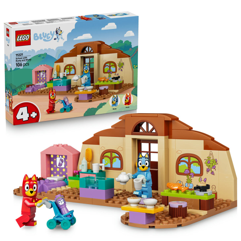 LEGO LEGO® Bluey 11221 Rusty, Bluey a škola