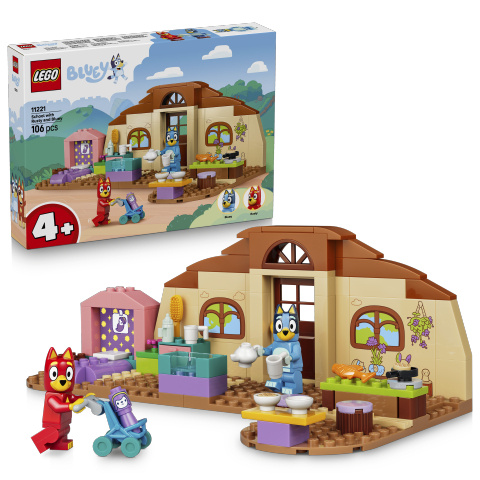 LEGO LEGO® Bluey 11221 Rusty, Bluey a škola