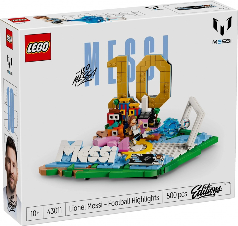 Lego® editions 43011 lionel messi – hvězdné momenty fotbalu
