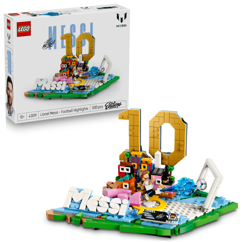 Lego® editions 43011 lionel messi – hvězdné momenty fotbalu