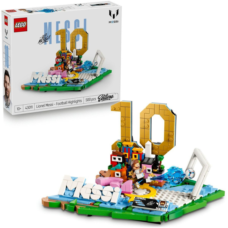 Lego® editions 43011 lionel messi – hvězdné momenty fotbalu