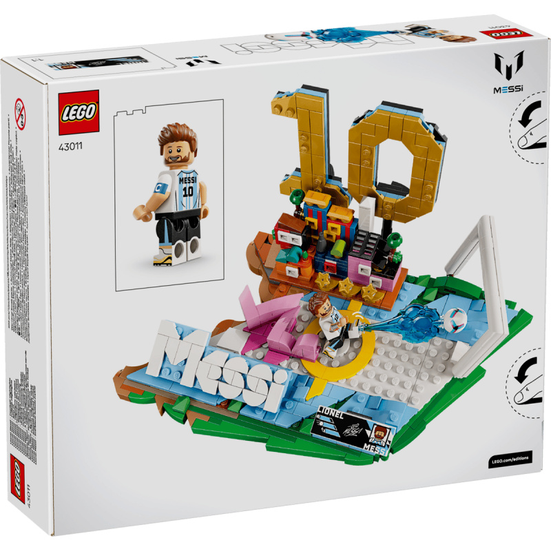 Lego® editions 43011 lionel messi – hvězdné momenty fotbalu
