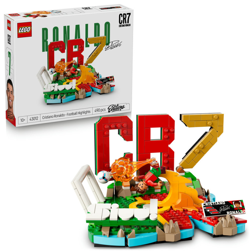Lego® editions 43012 cristiano ronaldo – hvězdné momenty fotbalu