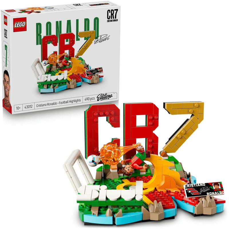 Lego® editions 43012 cristiano ronaldo – hvězdné momenty fotbalu