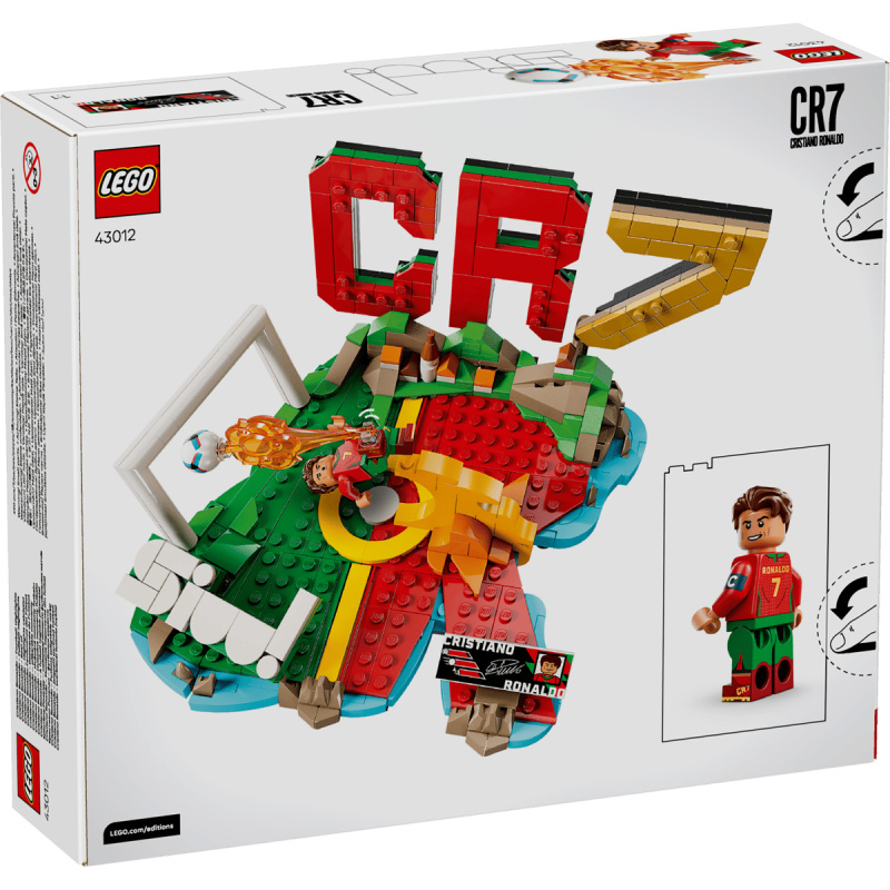 Lego® editions 43012 cristiano ronaldo – hvězdné momenty fotbalu