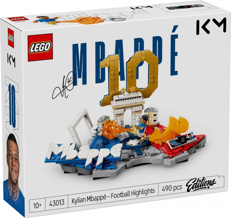 Lego® editions 43013 kylian mbappé – hvězdné momenty fotbalu