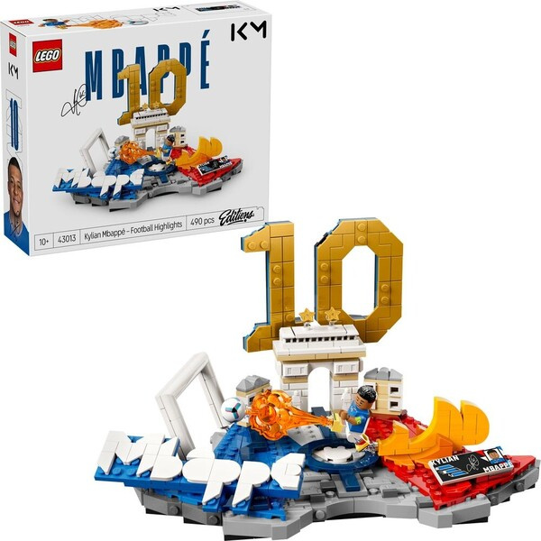 Lego® editions 43013 kylian mbappé – hvězdné momenty fotbalu