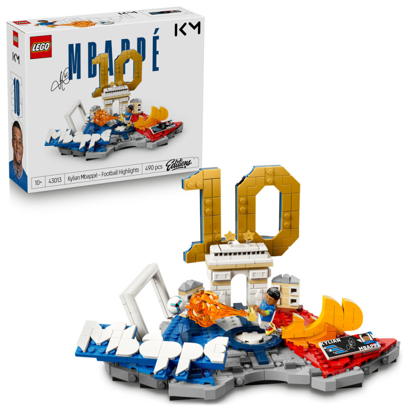 Lego® editions 43013 kylian mbappé – hvězdné momenty fotbalu