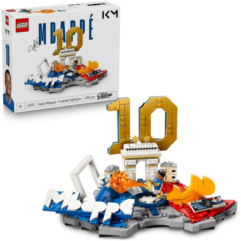 Lego® editions 43013 kylian mbappé – hvězdné momenty fotbalu