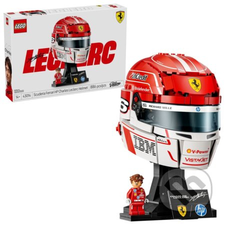 Lego® editions 43014 helma charles leclerc ze scuderia ferrari hp