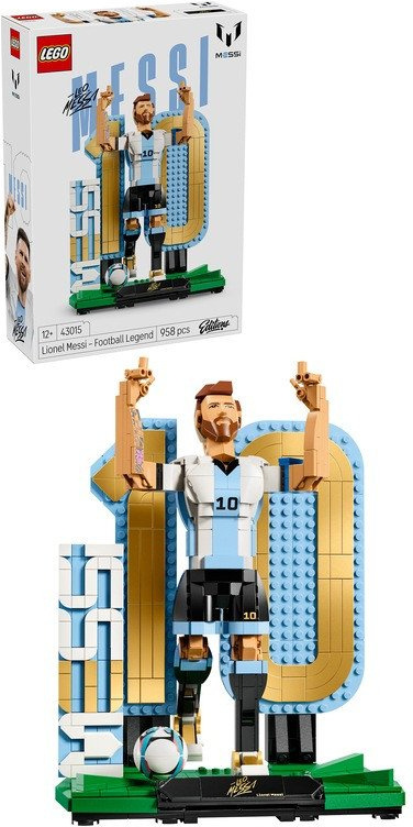 Lego® editions 43015 lionel messi – fotbalová legenda