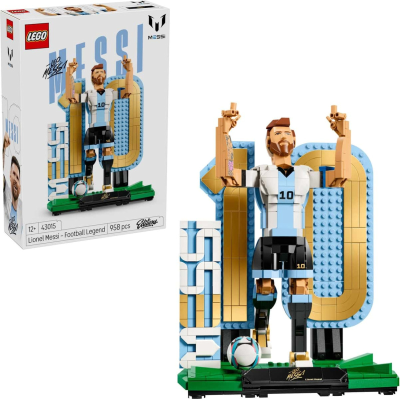 Lego® editions 43015 lionel messi – fotbalová legenda