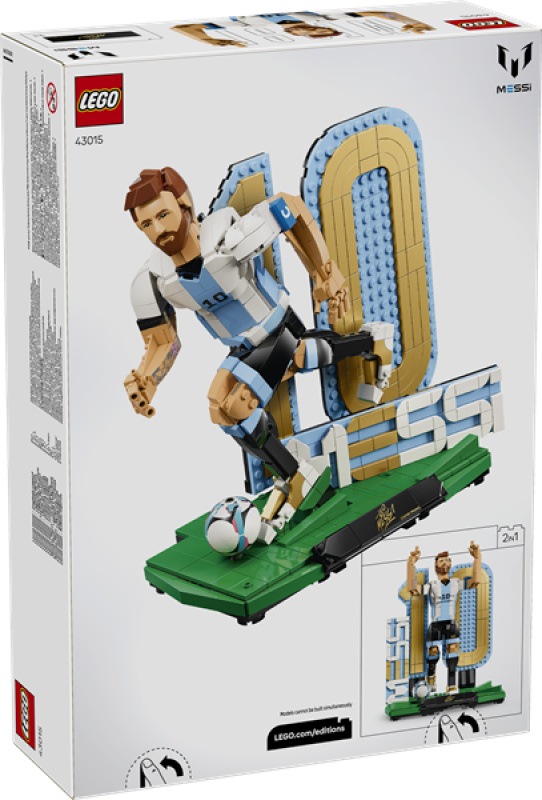 Lego® editions 43015 lionel messi – fotbalová legenda