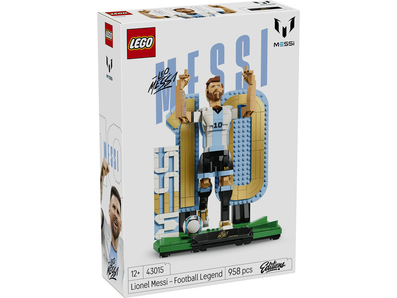 Lego® editions 43015 lionel messi – fotbalová legenda