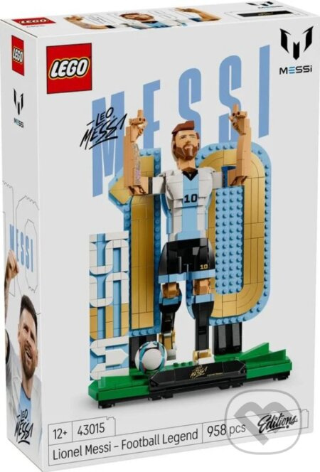Lego® editions 43015 lionel messi – fotbalová legenda