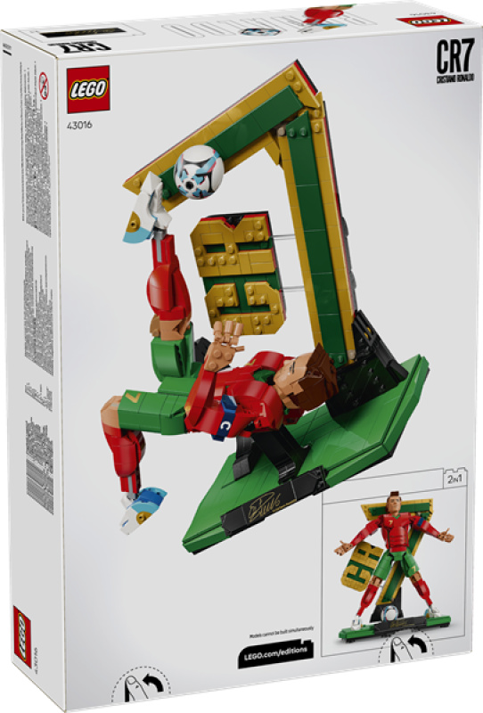 Lego® editions 43016 cristiano ronaldo – fotbalová legenda