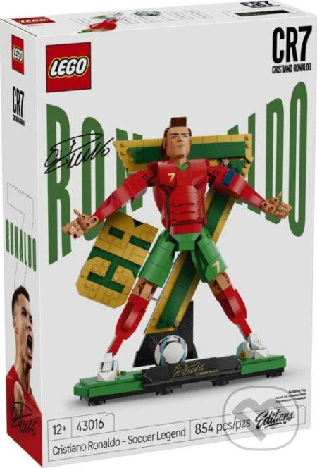 Lego® editions 43016 cristiano ronaldo – fotbalová legenda
