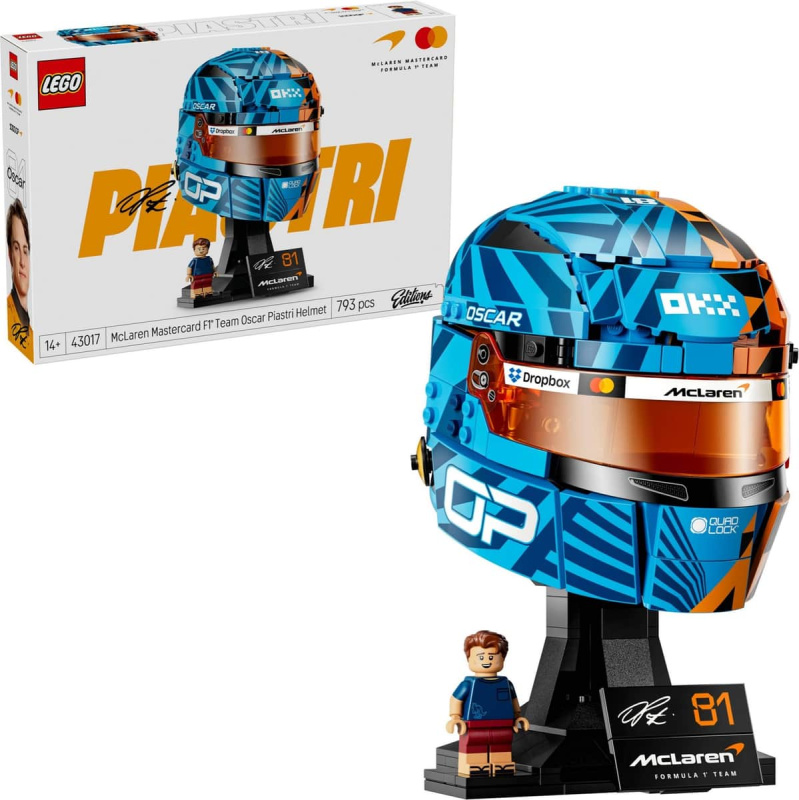 LEGO® Editions Helma Oscar Piastri z týmu McLaren Mastercard F1®