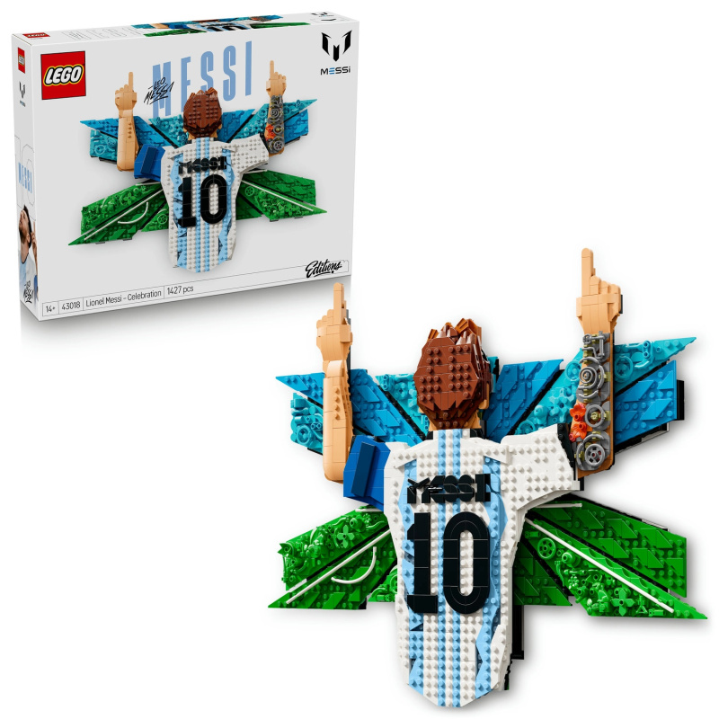 Lego® editions 43018 lionel messi – okamžik vítězství