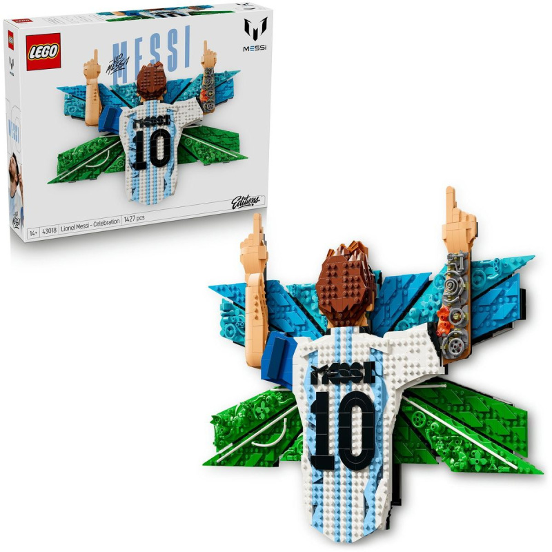 Lego® editions 43018 lionel messi – okamžik vítězství