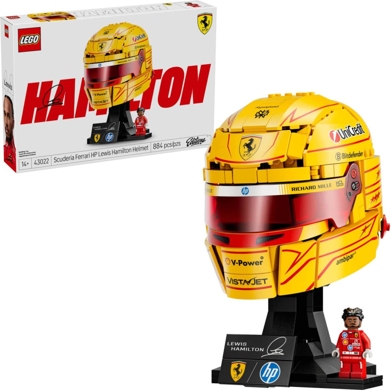 Lego® editions 43022 helma lewis hamilton ze scuderia ferrari hp