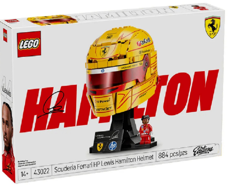 Lego® editions 43022 helma lewis hamilton ze scuderia ferrari hp