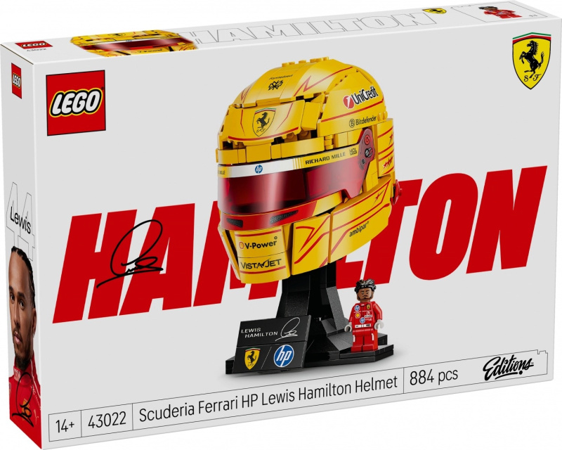 Lego® editions 43022 helma lewis hamilton ze scuderia ferrari hp