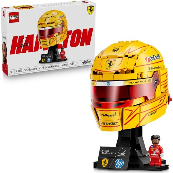Lego® editions 43022 helma lewis hamilton ze scuderia ferrari hp