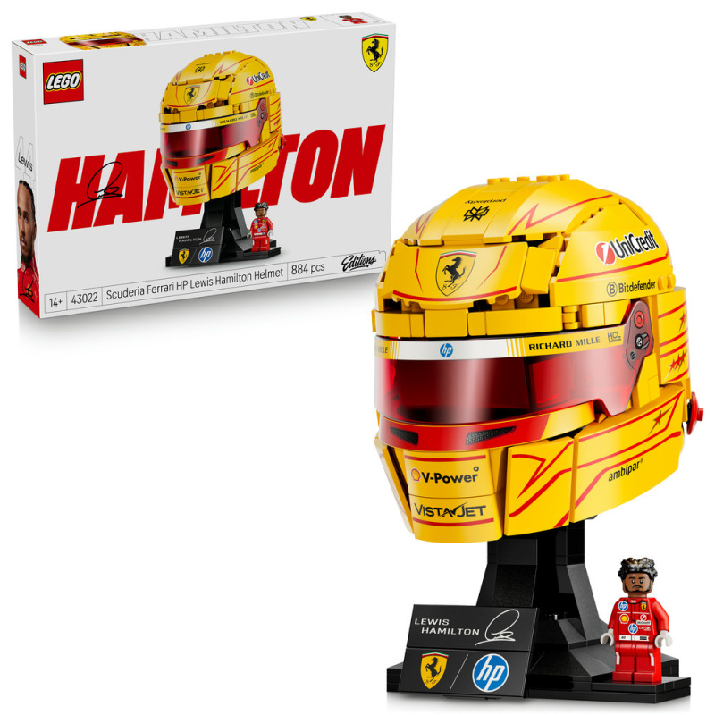 Lego® editions 43022 helma lewis hamilton ze scuderia ferrari hp