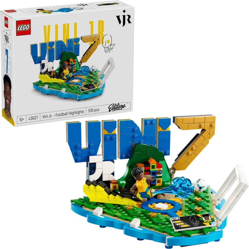 Lego® editions 43027 vini jr. – hvězdné momenty fotbalu