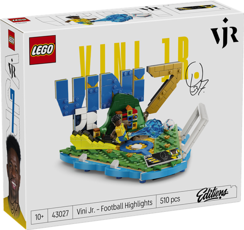 Lego® editions 43027 vini jr. – hvězdné momenty fotbalu