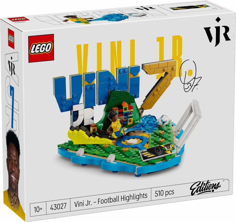 Lego® editions 43027 vini jr. – hvězdné momenty fotbalu