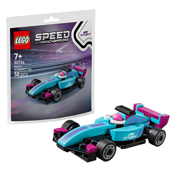 Stavebnice Speed Champions – malý monopost F1 Academy