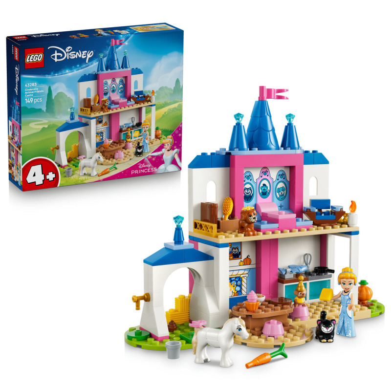 LEGO LEGO® │ Disney 43283 Popelčin zámek a její zvířecí přátelé
