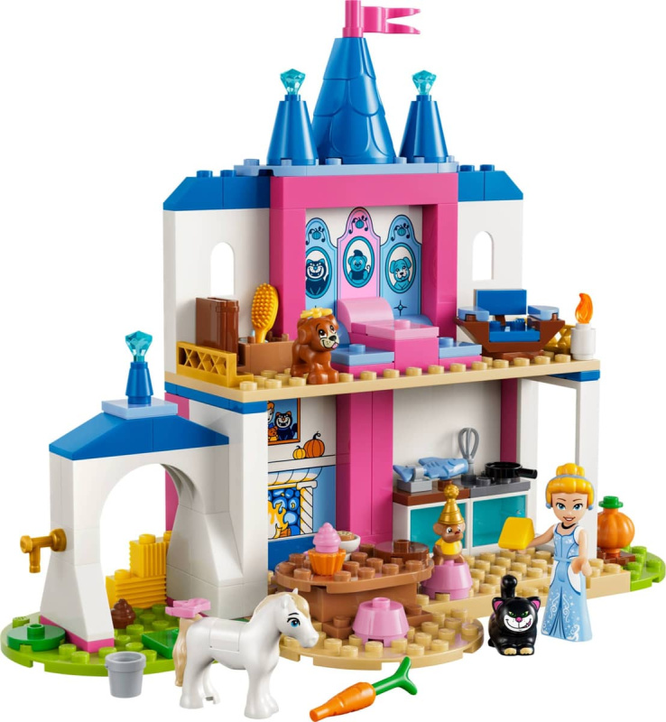 LEGO LEGO® │ Disney 43283 Popelčin zámek a její zvířecí přátelé