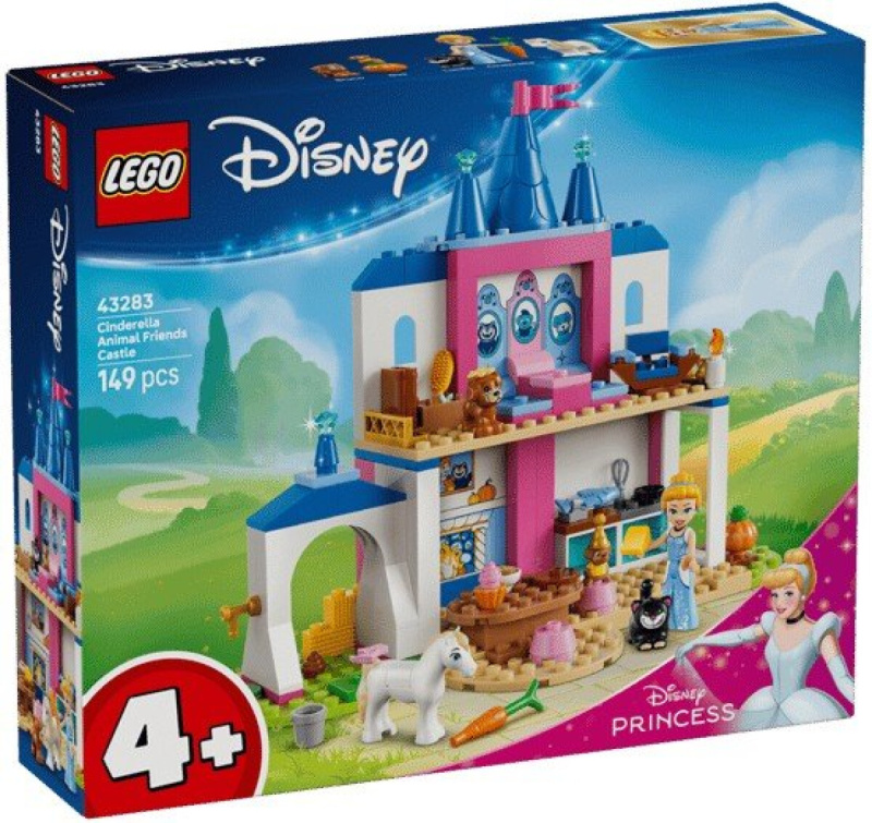 LEGO LEGO® │ Disney 43283 Popelčin zámek a její zvířecí přátelé