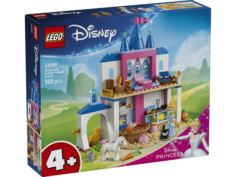 LEGO LEGO® │ Disney 43283 Popelčin zámek a její zvířecí přátelé