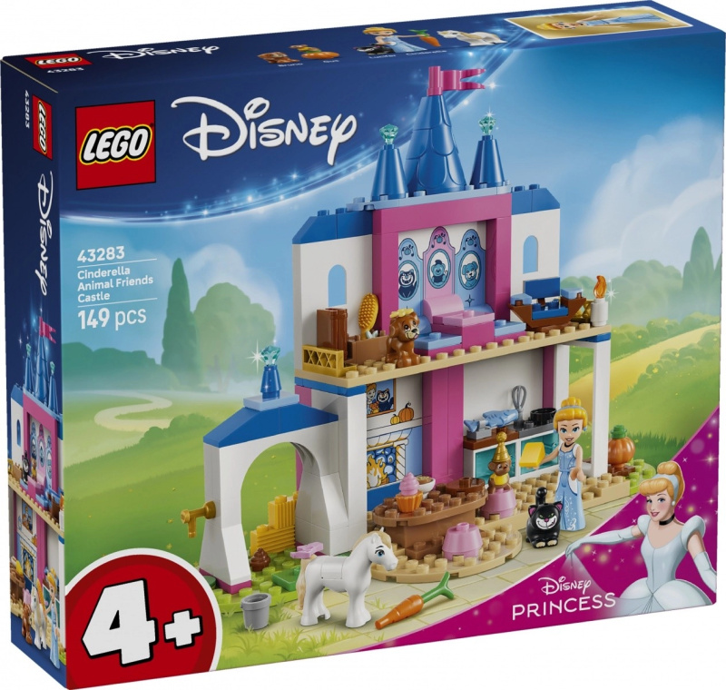 LEGO LEGO® │ Disney 43283 Popelčin zámek a její zvířecí přátelé