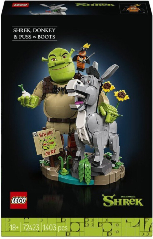 LEGO® Shrek 72423 Shrek, Oslík a Kocour v botách