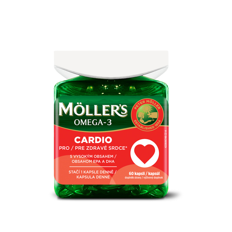 MÖLLER'S Omega-3 cardio 60 tobolek