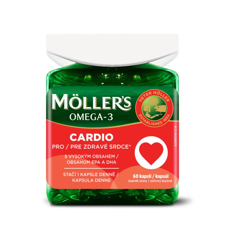 MÖLLER'S Omega-3 cardio 60 tobolek