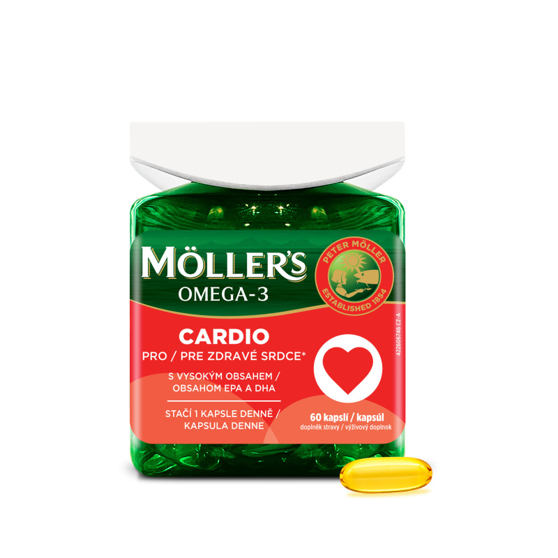 MÖLLER'S Omega-3 cardio 60 tobolek