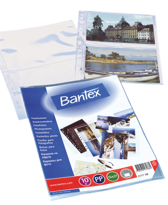 Bantex Prospektový obal A4 na foto 15 × 21 cm, 100 mic - 10 ks