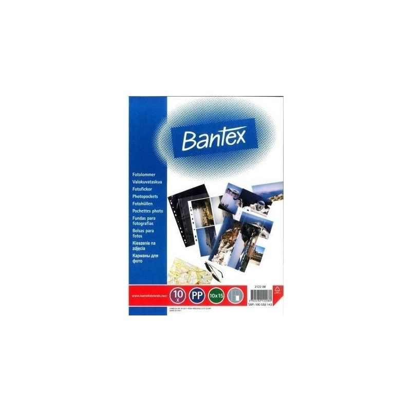 Bantex Prospektový obal A4 na foto 10 × 15 cm, 80 mic - 10 ks