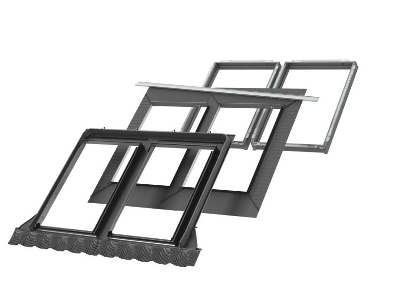 Zateplené Kombi lemování VELUX EKW 2021M Velux: UK08 134x140 cm