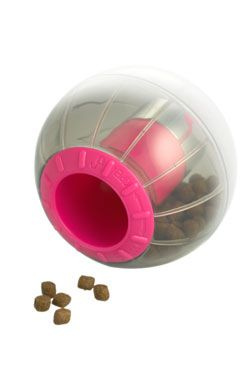 Hračka kočka CATRINE Catmosphere treat ball červená 9,5 cm
