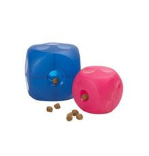 Hračka pes BUSTER Soft Mini Cube 9 cm modrá