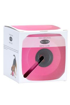 Hračka pes BUSTER mini cube cherry S - 9cm