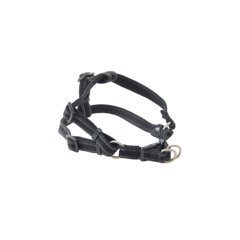 Postroj BUSTER Airmesh reflexní S, 20mm černý