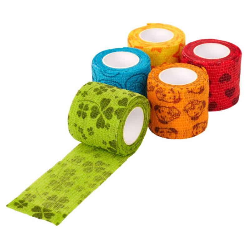 KRUUSE Fun-flex Care obinadlo 5 cm x 4,5 m mix barev 10 ks